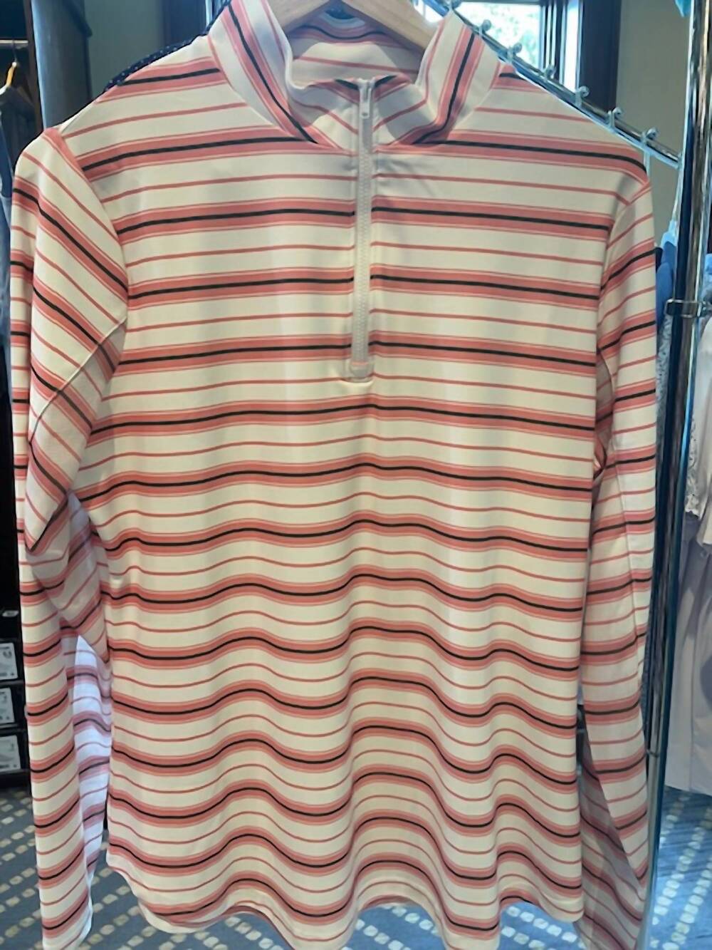NEW SMITH & QUINN women's long sleeve top in macaron stripe